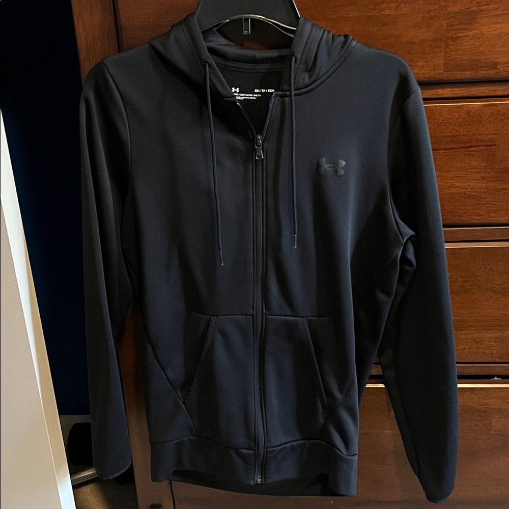 Under Armour Men's Black Zip-Up Sweater XS